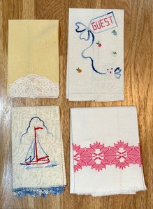 Variety of Vintage Linens