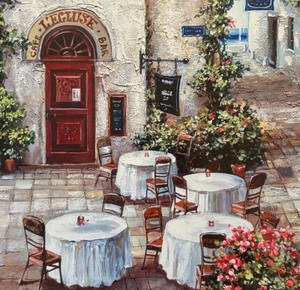 Les Marais Square Print by Roger Duvall