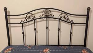 Black and Bronze QueenFull Metal Bed Frame