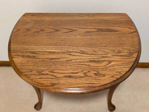 Oak Drop Leaf Side Table