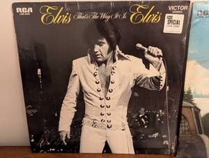 Four Elvis Presley Records