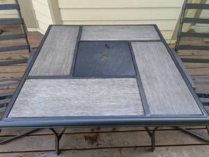 Metal Patio Table Set