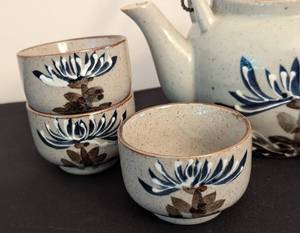 Japanese Stoneware Tea Set