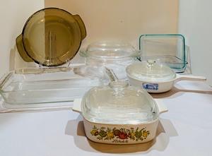 Vintage Pyrex and Corning Ware
