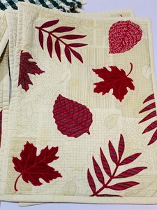 Variety of Fall Themed Placemats, Including Hardboard Fruit Themed