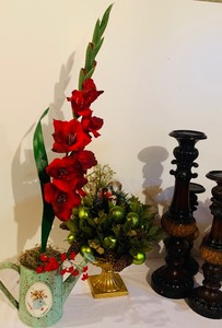 Festive Home Decor and Faux Fruit
