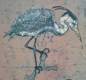lot 66 image: Heron Limited Edition Print by Janet Searfoss