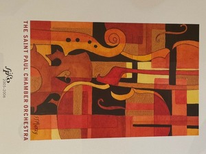 lot 57 image: Framed The St. Paul Orchestra 2005-06 Print