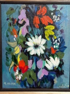lot 49 image: Vintage Original Oil Panting by M. Favfer