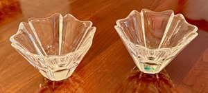lot 19 image: Pair of Orrefors Orion Crystal Bowls