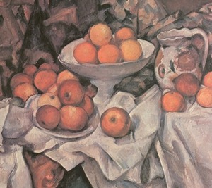 lot 147 image: Apples and Oranges Print by Paul Cezanne