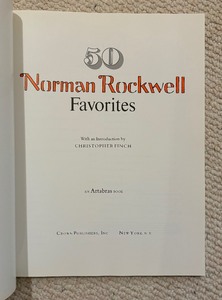 lot 158 image: Norman Rockwell 50 Favorites Book of Prints with Introduction by Christopher Finch