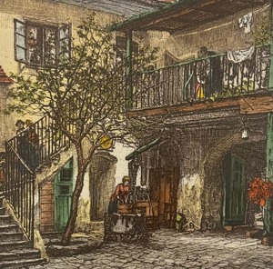 lot 162 image: L.V. Beethoven VI Symponica Print by Henry Goering
