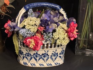 lot 74A image: Three Beautiful Faux Floral Arrangements