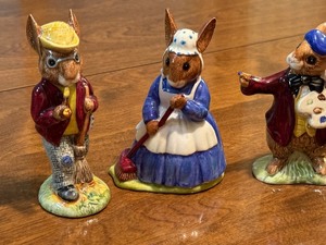 lot 29 image: Four Vintage Royal Doulton Bunnykins