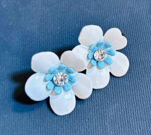 lot 115 image: Gorgeous Grouping of Beaded, Ceramic, Flowers and Stone Earrings