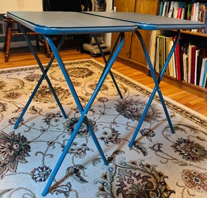 lot 106 image: Costco Blue TV Trays