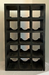 lot 138 image: Two Wooden Wine Racks