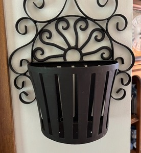 lot 168 image: Outstanding Ornate Wall Mounted Planter
