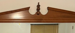 lot 231 image: Vintage Dresser Mount Mirror