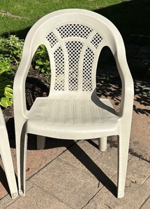 lot 247 image: Remarkable Resin Chairs and Table