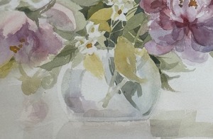 lot 298 image: Pretty Floral Print by Gwen Boer