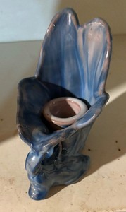 lot 392 image: Vintage Stangl Pottery Candle Holder