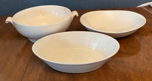 lot 413 image: Wonderful White Serving pieces by Arabia, Haviland, Johnson Bros, Kenilworth and More