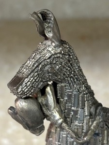 lot 416 image: Vintage Honeywell Pewter Computer Chip Boxing Kangaroo Figurine