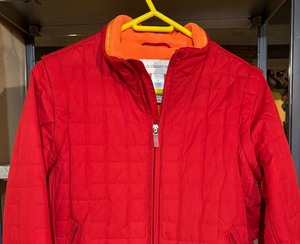 lot 422 image: Womens Red Liz Claiborne Coat  Jacket