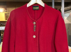 lot 429 image: Geiger Collections Red Wool Coat  Jacket