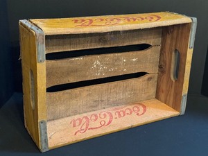 lot 214 image: Vintage Wooden Coca-Cola Crate
