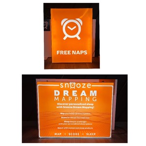 (2) lighted Advertising Display Signs