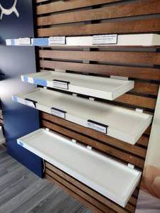 4 Retail Wall display Shelves