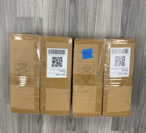 (2) boxes with Weekender down alternative compressed pillows 2-pack Standard