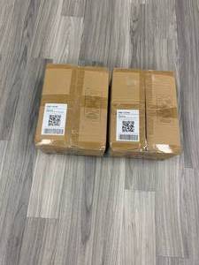 (2) boxes with Weekender down alternative compressed pillows 2-pack Standard