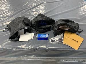 Advertising Collectibles Chase pens, sticky notes, glasses, notebooks