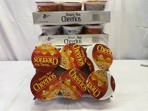 lot 17 image: 4x 6pks Honeynut Cheerios on the Go