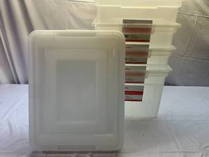 lot 47 image: 4x Staples File Box 18.1in H x 14.1in Wx 7inD