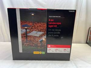 lot 52 image: Portfolio 8pc Landscape Light Kit-Specialty Textured Bronze Finish