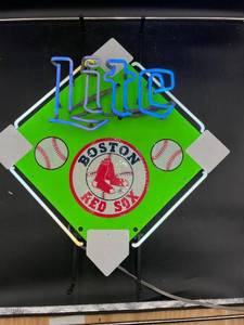 lot N059 image: Lite Boston Red Sox Neon Sign