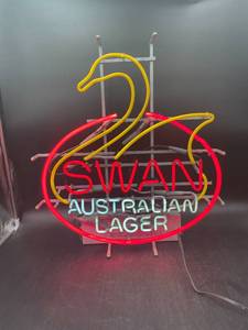 lot N061 image: Swan Australian Lager Neon Sign
