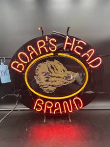 lot N136 image: Boars Head Brand Deli Meat Neon Sign