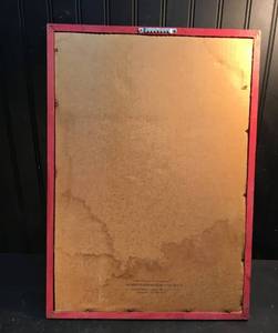 lot N171 image: Seagrams Mount Royal Vintage Red Frame Mirror Bar Sign