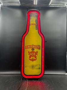 lot N190 image: Smirnoff Ice Bottle Neon Sign