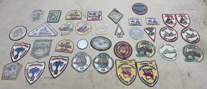 lot N270 image: Collection of Vintage Snowmobile Club Patches