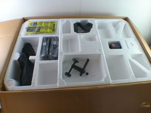 lot 82 image: Ryobi 18V Brushless 10 Sliding Compound Miter Saw Kit PBLM01K