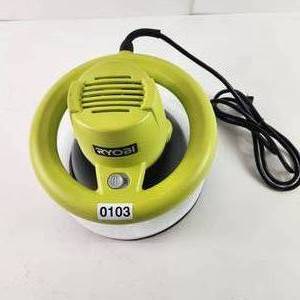 lot 103 image: Ryobi Corded 10 Orbital Buffer Open Box