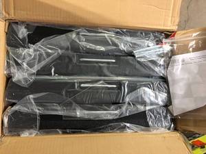 4-Pieces 238 lbs. Cantilever Offset Patio Umbrella Base Weight Stand in Black by Boyel Living Customer Returns See Picture