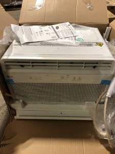 LG 6,000 BTU 115-Volt Window Air Conditioner Cools 250 sq. ft with Remote in White  Customer Returns See Picture